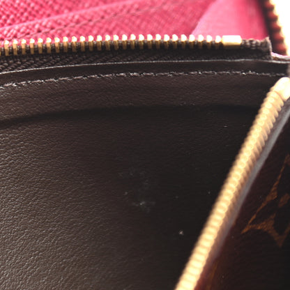 Louis Vuitton Monogram Clemence Wallet Fuchsia 8 of 9