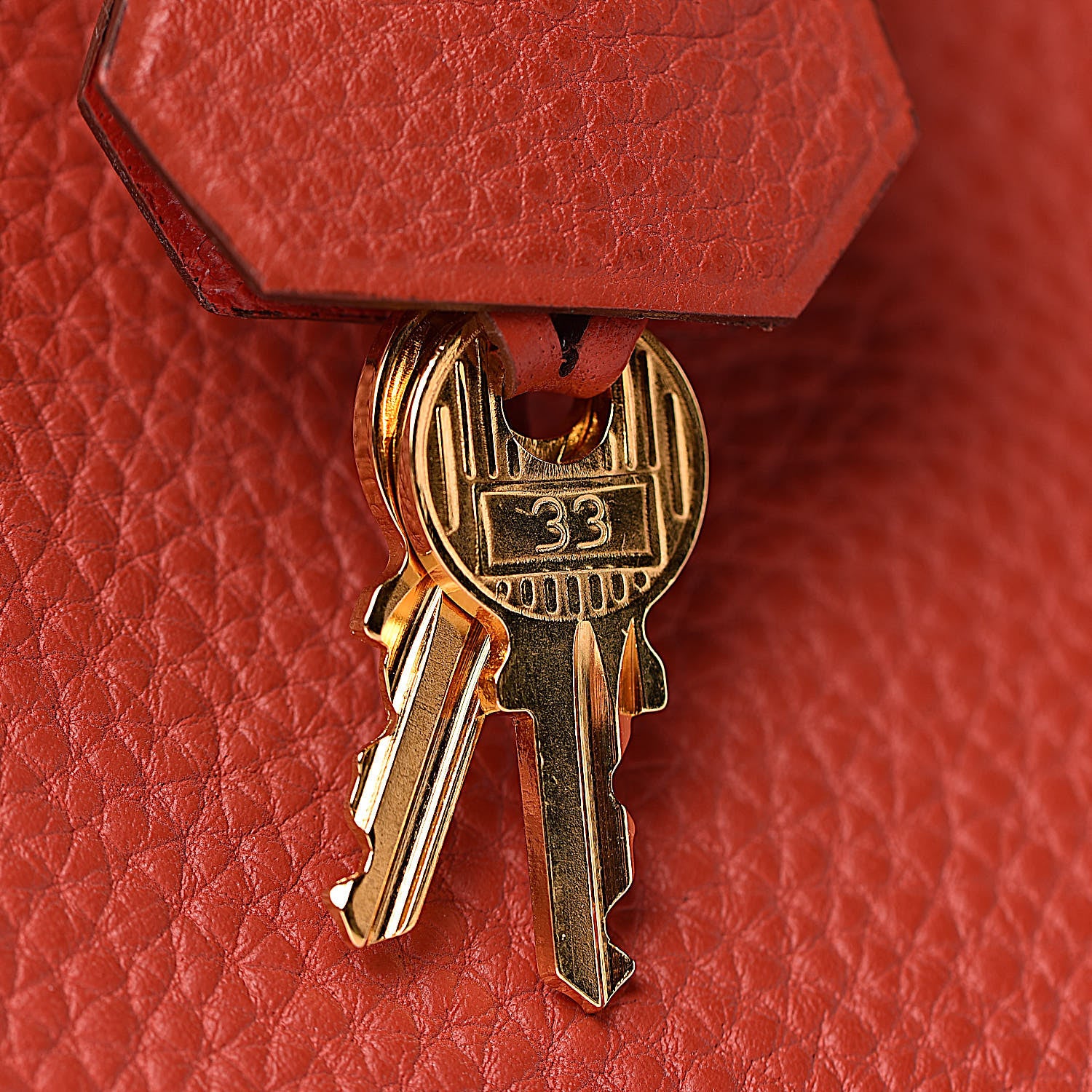 Hermes Togo Kelly Retourne 35 Vermillion 22 of 41