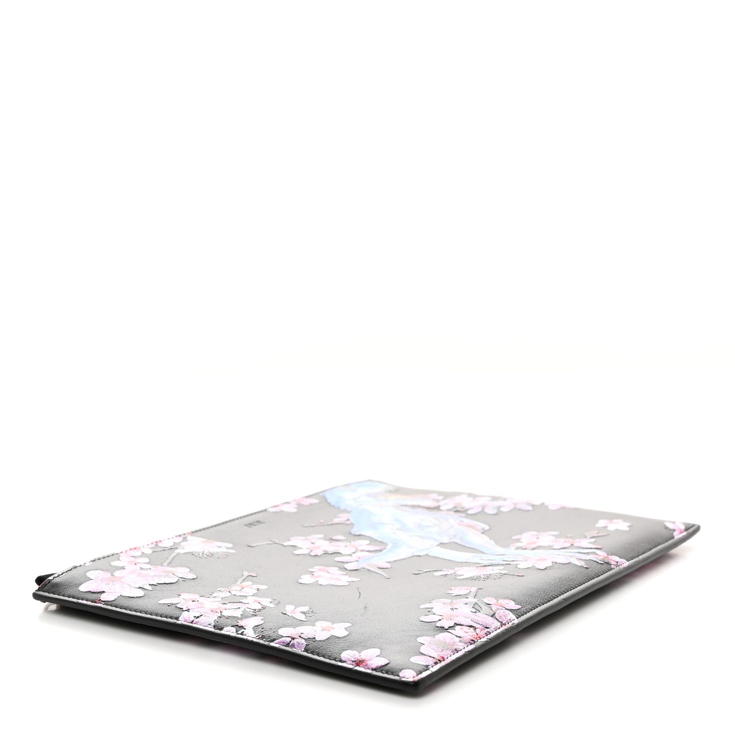 x Sorayama Calfskin Zipped Pouch Black