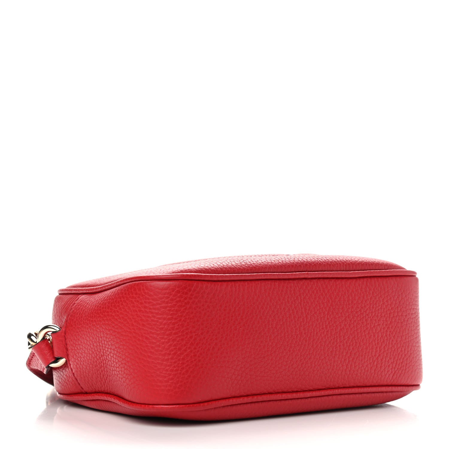 Gucci Pebbled Calfskin Small Soho Disco Bag Vibrant Red 3 of 8