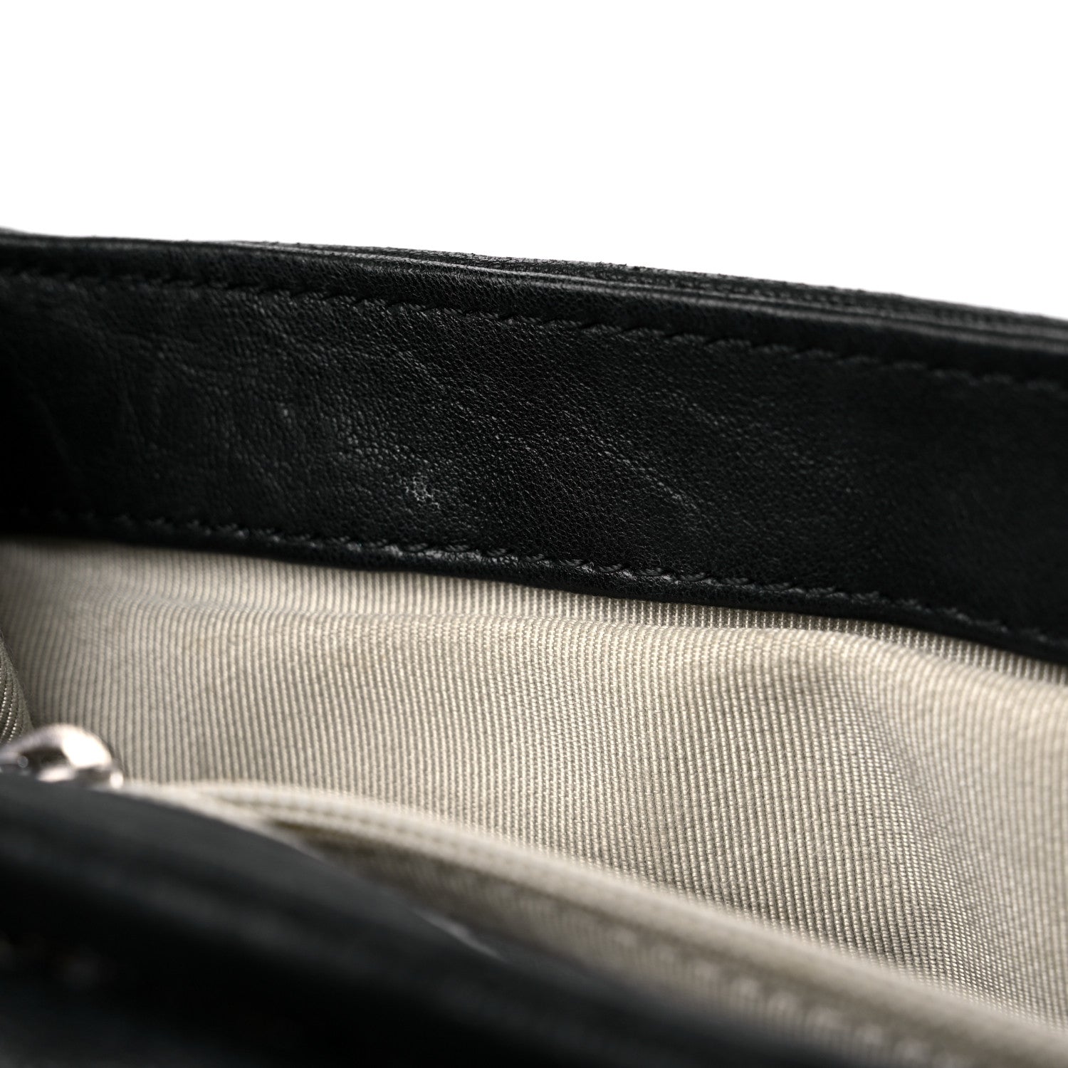 Chanel Washed Lambskin Quilted Mini Chain Around Flap Black 13 of 14
