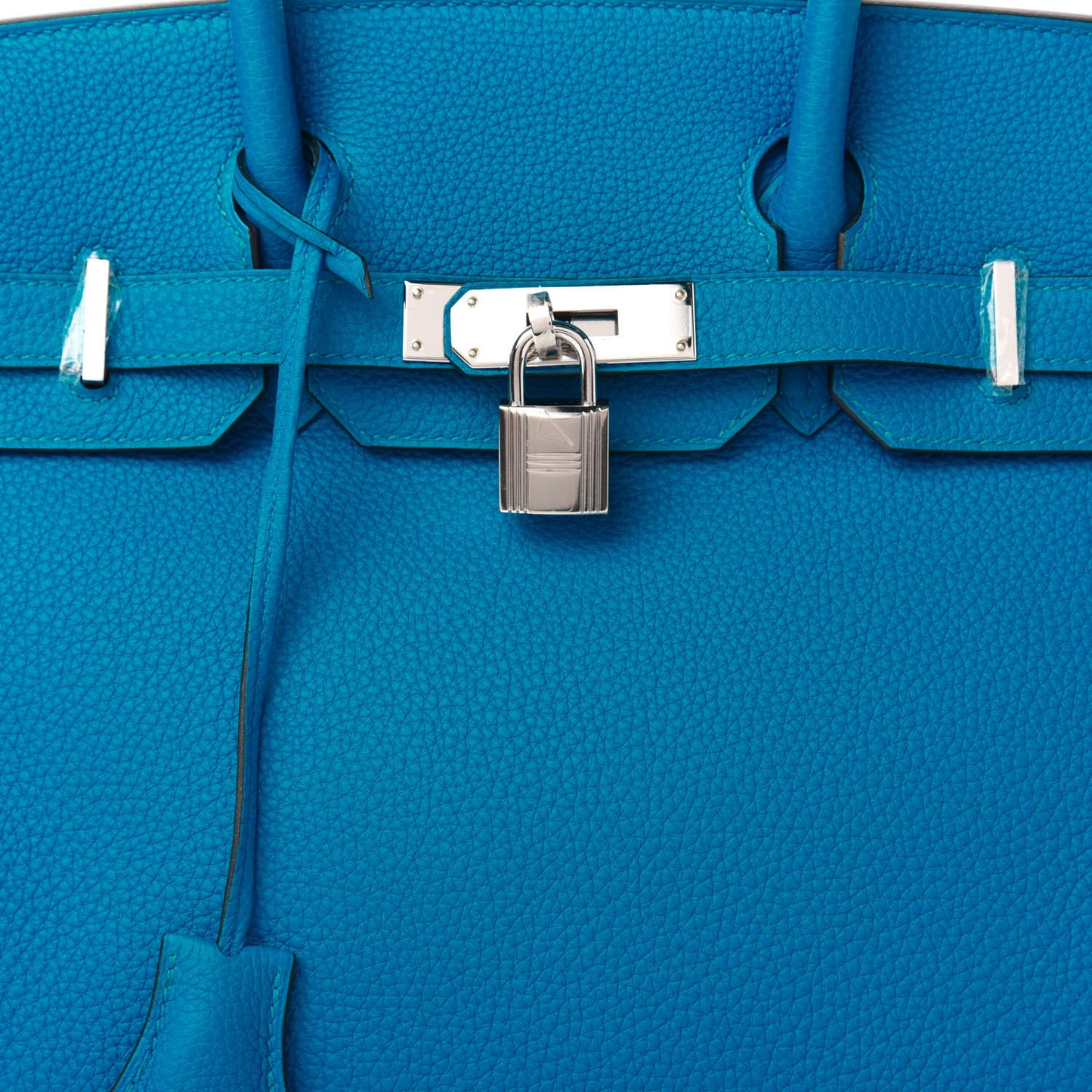 Togo Verso Birkin 30 Bleu Zanzibar Malachite