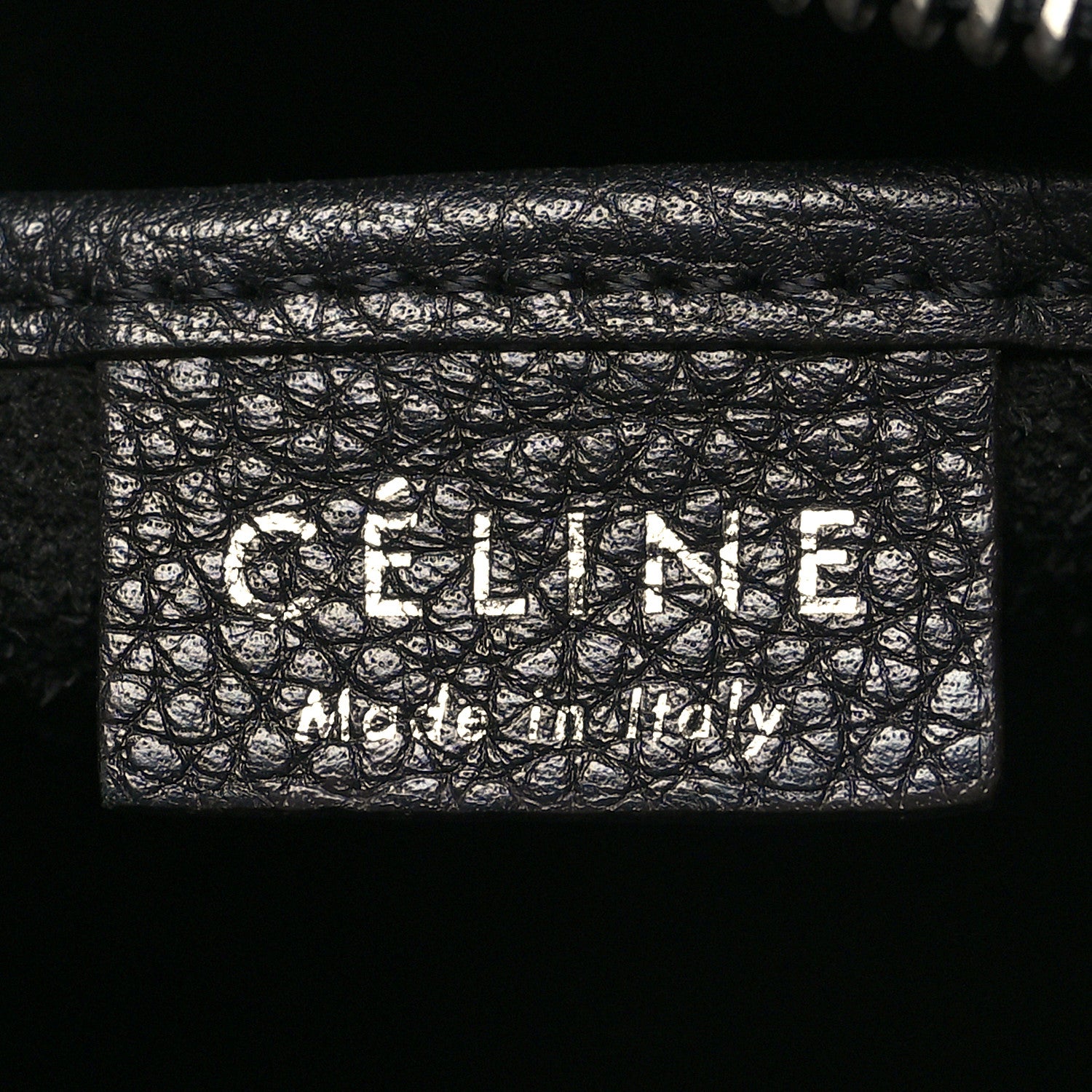 Celine Smooth Calfskin Nano Luggage Black 6 of 10