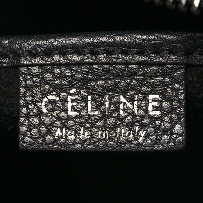Celine Smooth Calfskin Nano Luggage Black 6 of 10