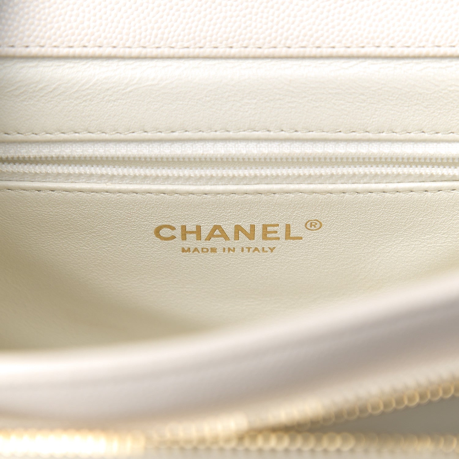 Chanel Caviar Quilted Mini Business Affinity Flap White 5 of 10