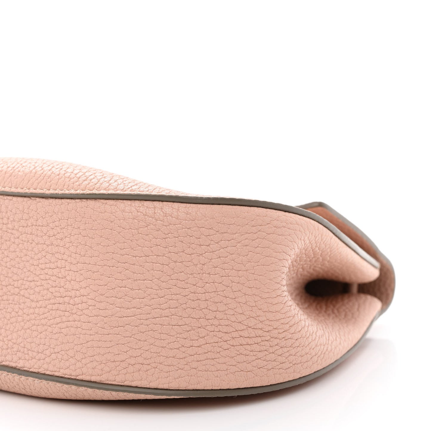 Grained Lambskin Drew Shoulder Bag Cement Pink