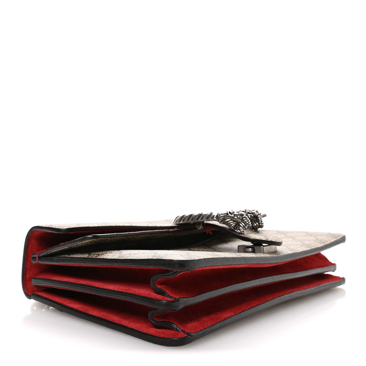Gucci GG Supreme Monogram Small Dionysus Shoulder Bag Red 4 of 10