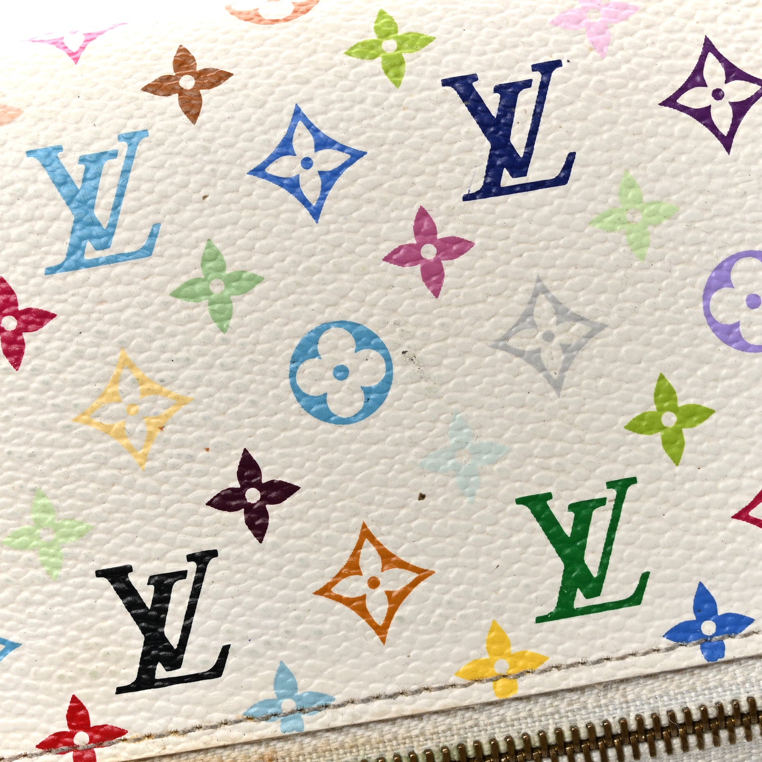 Louis Vuitton Monogram Multicolor Eugenie Wallet White Litchi 13 of 13