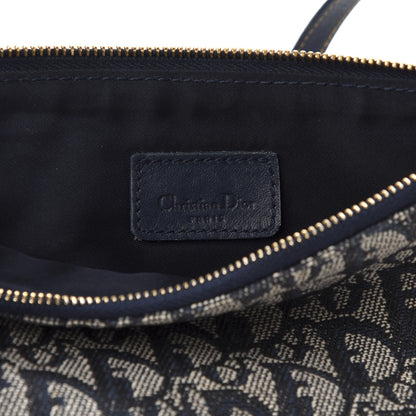 Christian Dior Monogram Mini Saddle Pochette Black 8 of 9