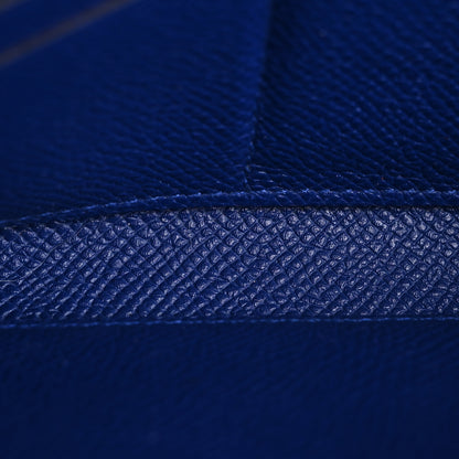 Hermes Epsom Kelly Longue Wallet Bleu Electrique 5 of 17
