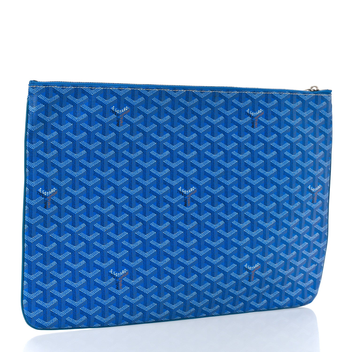 Goyard Goyardine Senat Pochette GM Sky Blue 3 of 8