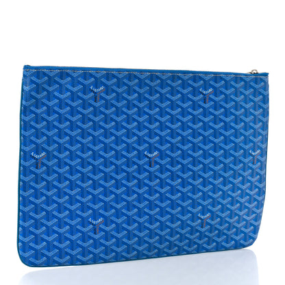Goyard Goyardine Senat Pochette GM Sky Blue 3 of 8