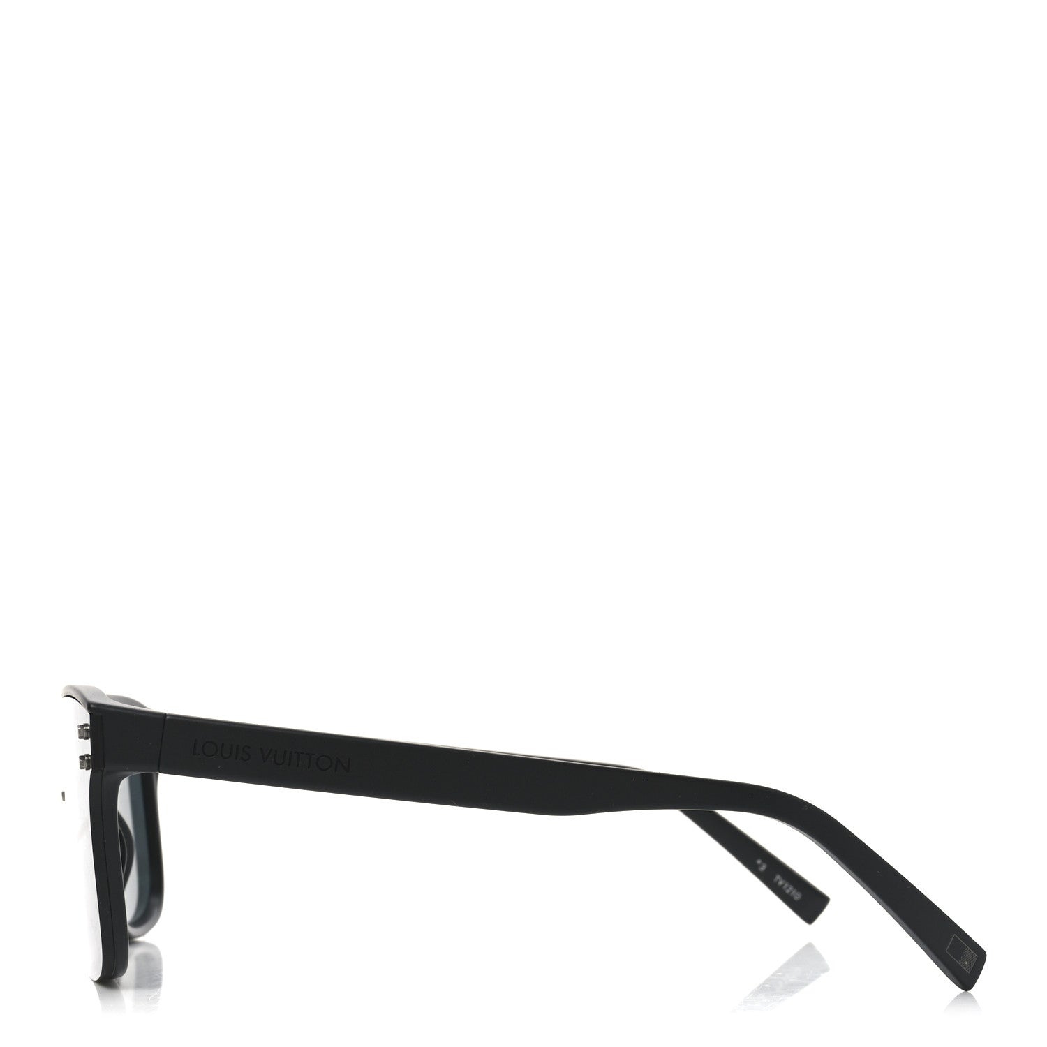 Louis Vuitton Acetate LV Waimea Square Sunglasses Z1082W Black 3 of 7