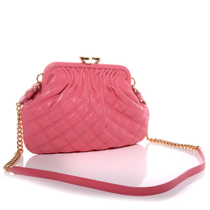 Marc Jacobs Leather Quilted Little Stam Bubble Pink 3 of 9