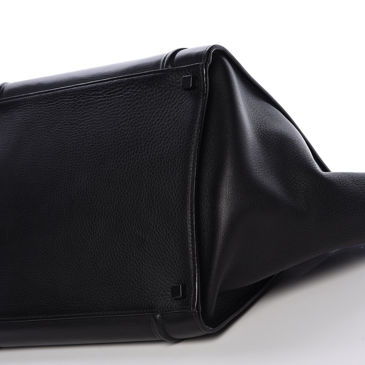 Supple Calfskin Medium Phantom Luggage Black