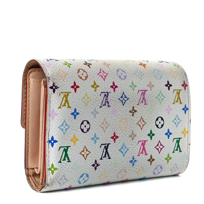 Louis Vuitton Monogram Multicolor Alexandra Wallet White 2 of 8