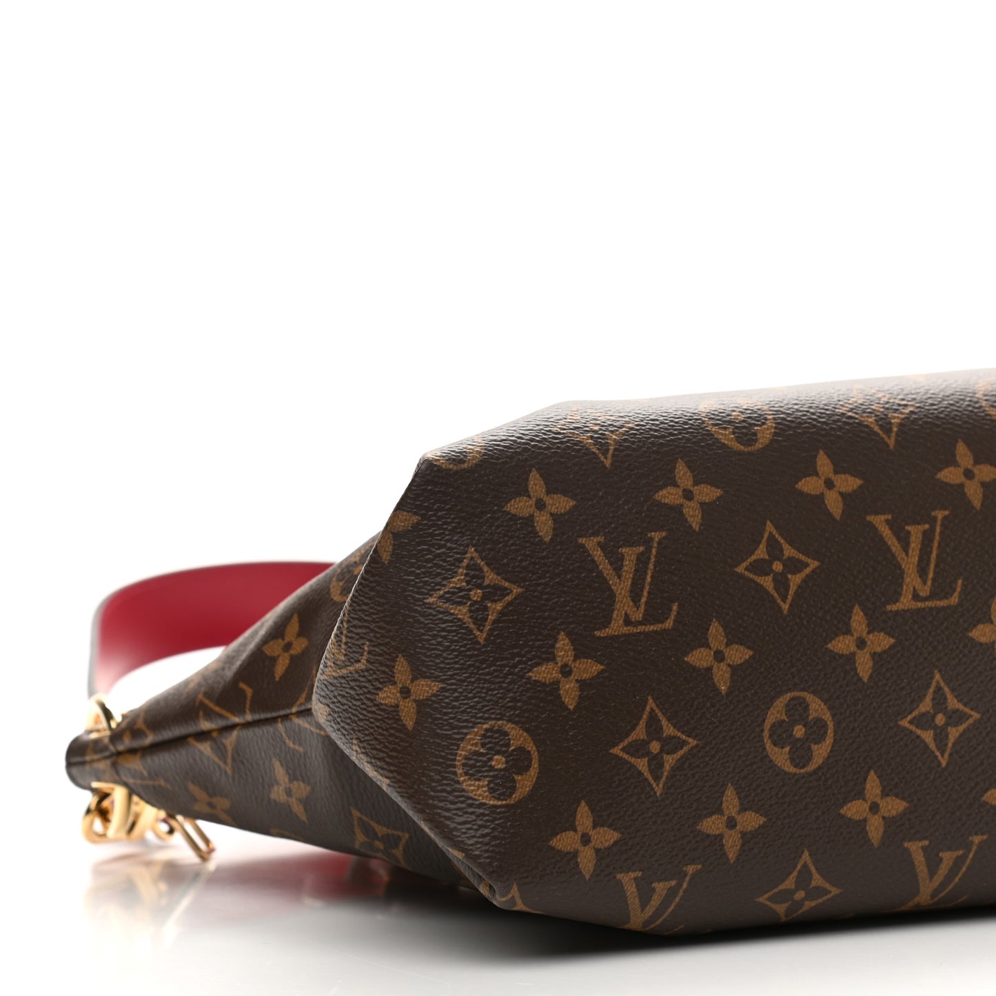Monogram Flower Zipped Tote PM Lie de Vin