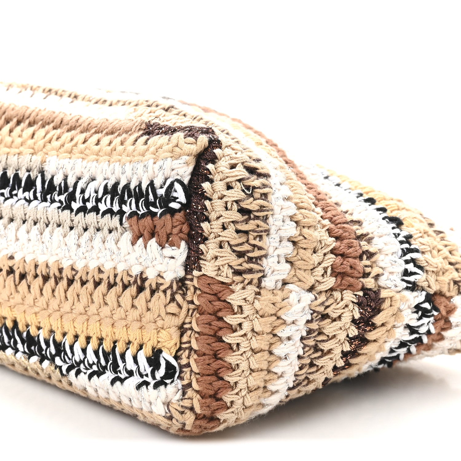 Miu Miu Fabric Crochet Mini Spirit Bag Naturale Multicolor 10 of 10