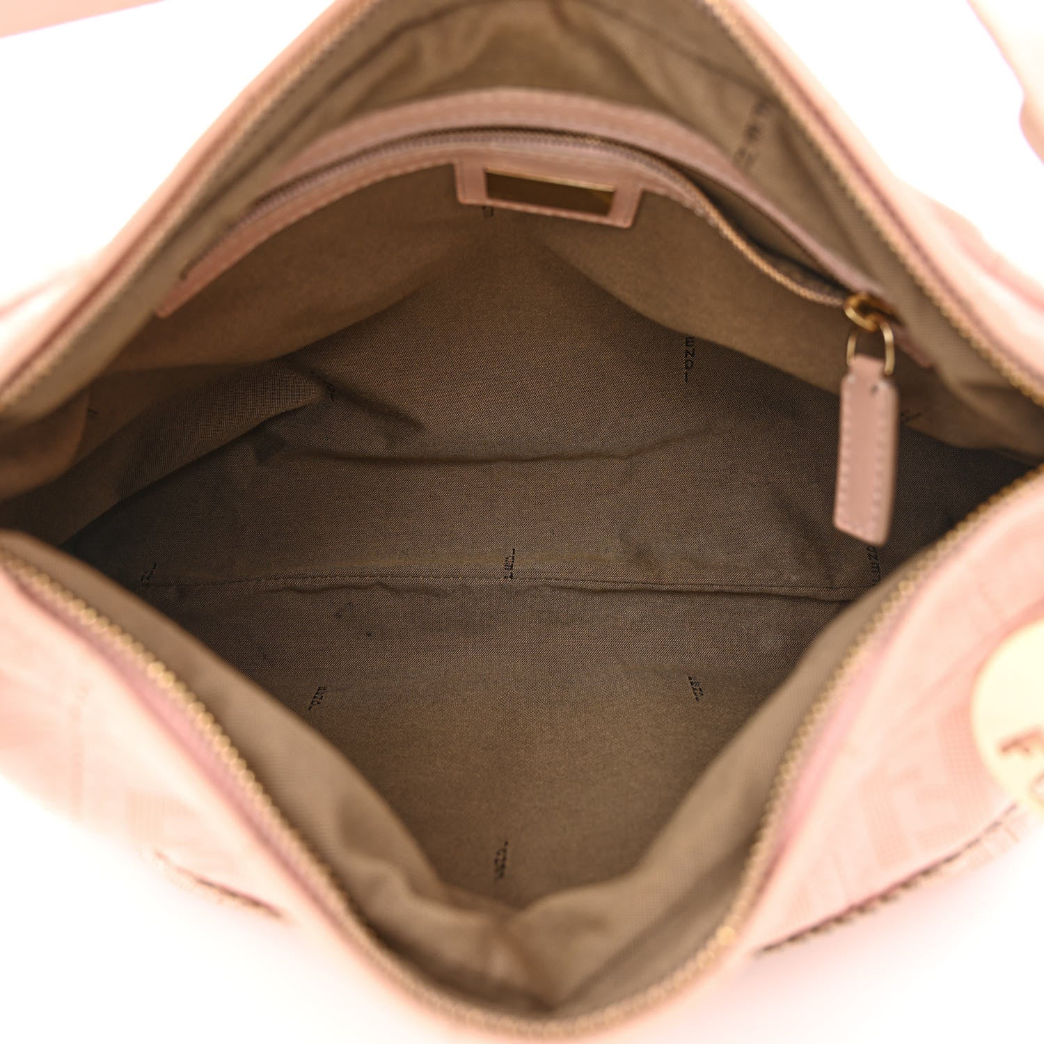 Fendi Calfskin Perforated Chef Hobo Pink 5 of 17
