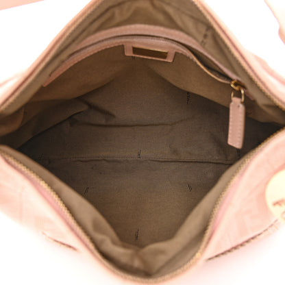 Fendi Calfskin Perforated Chef Hobo Pink 5 of 17