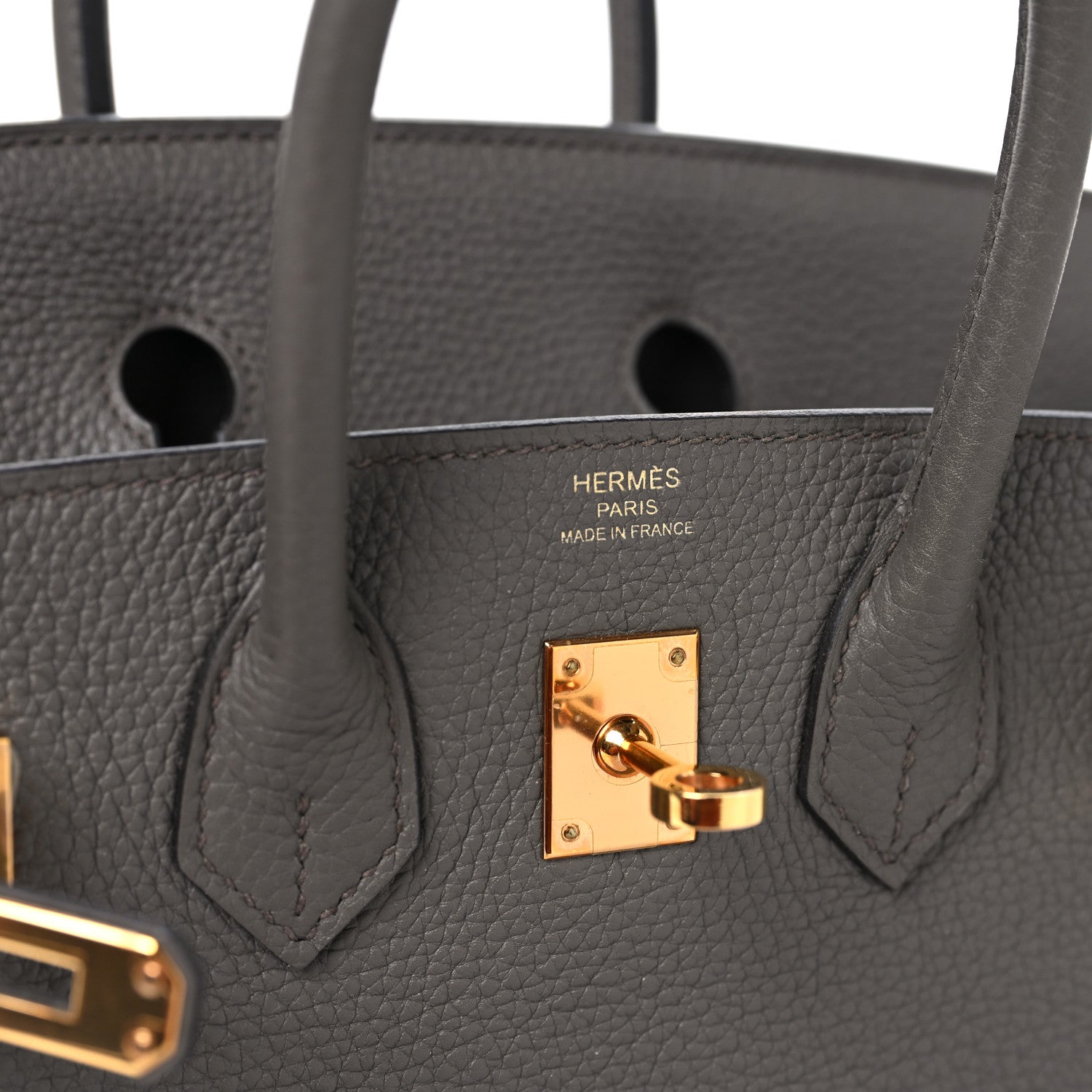 Hermes Togo Birkin 25 Etain 6 of 12