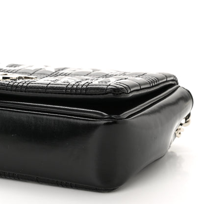 Burberry Patent Quilted Horseferry Print Small Lola Bag Black 9 of 13