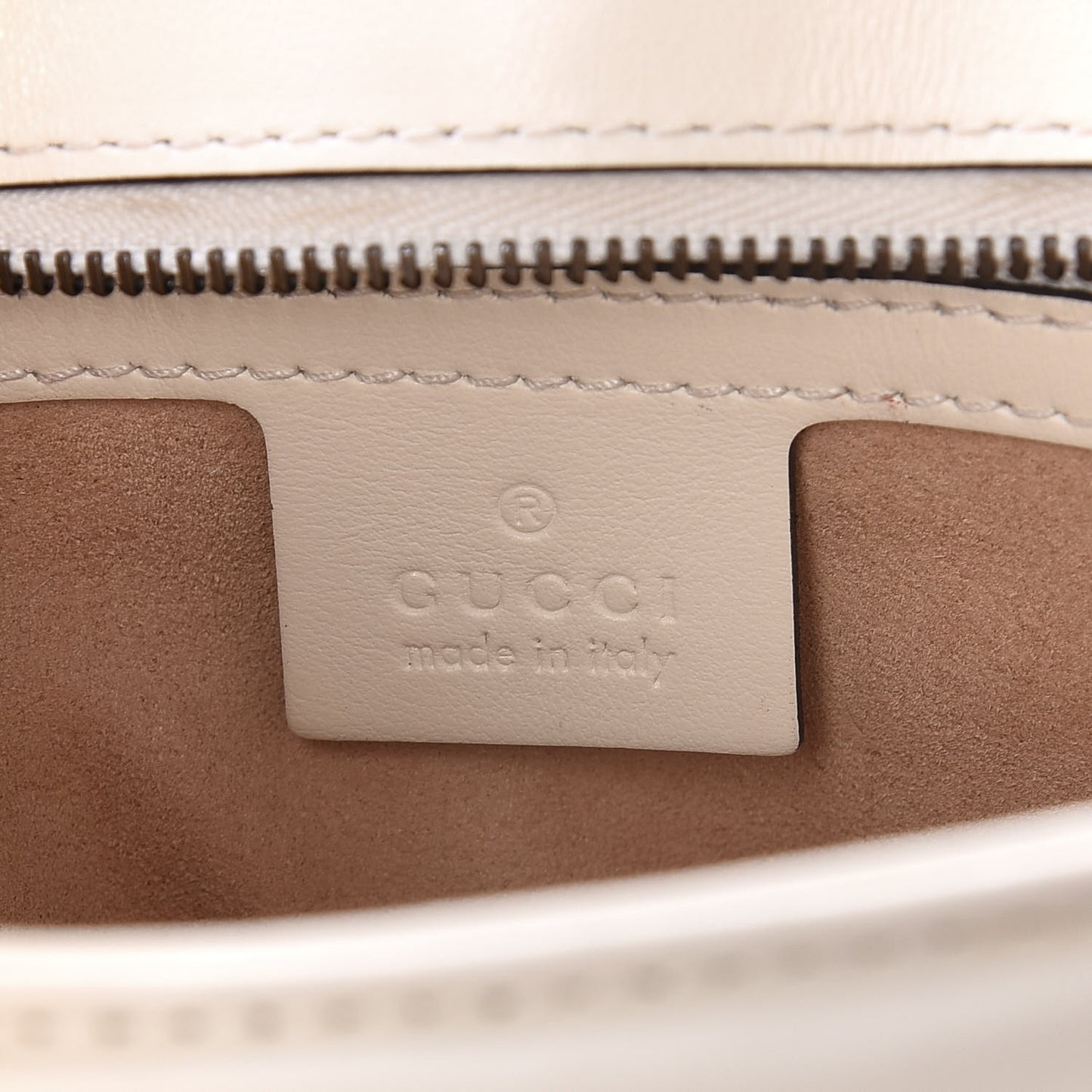 Calfskin Matelasse Small GG Marmont Top Handle Shoulder Bag White