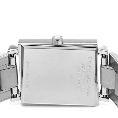 Tiffany Stainless Steel 28mm Atlas Square Quartz Watch 4 of 5