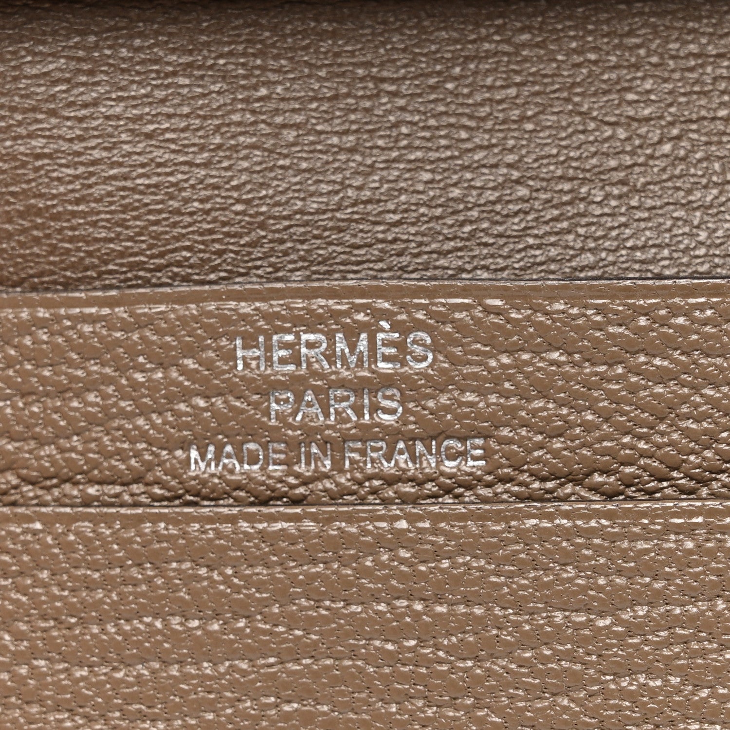 Hermes Chevre Mysore Mini Bearn Wallet Etoupe 6 of 9
