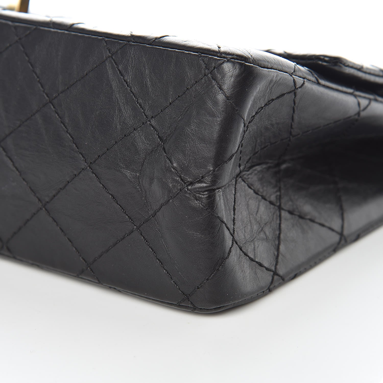 Chanel Aged Calfskin Quilted 2.55 Reissue 226 Flap Black 10 of 16