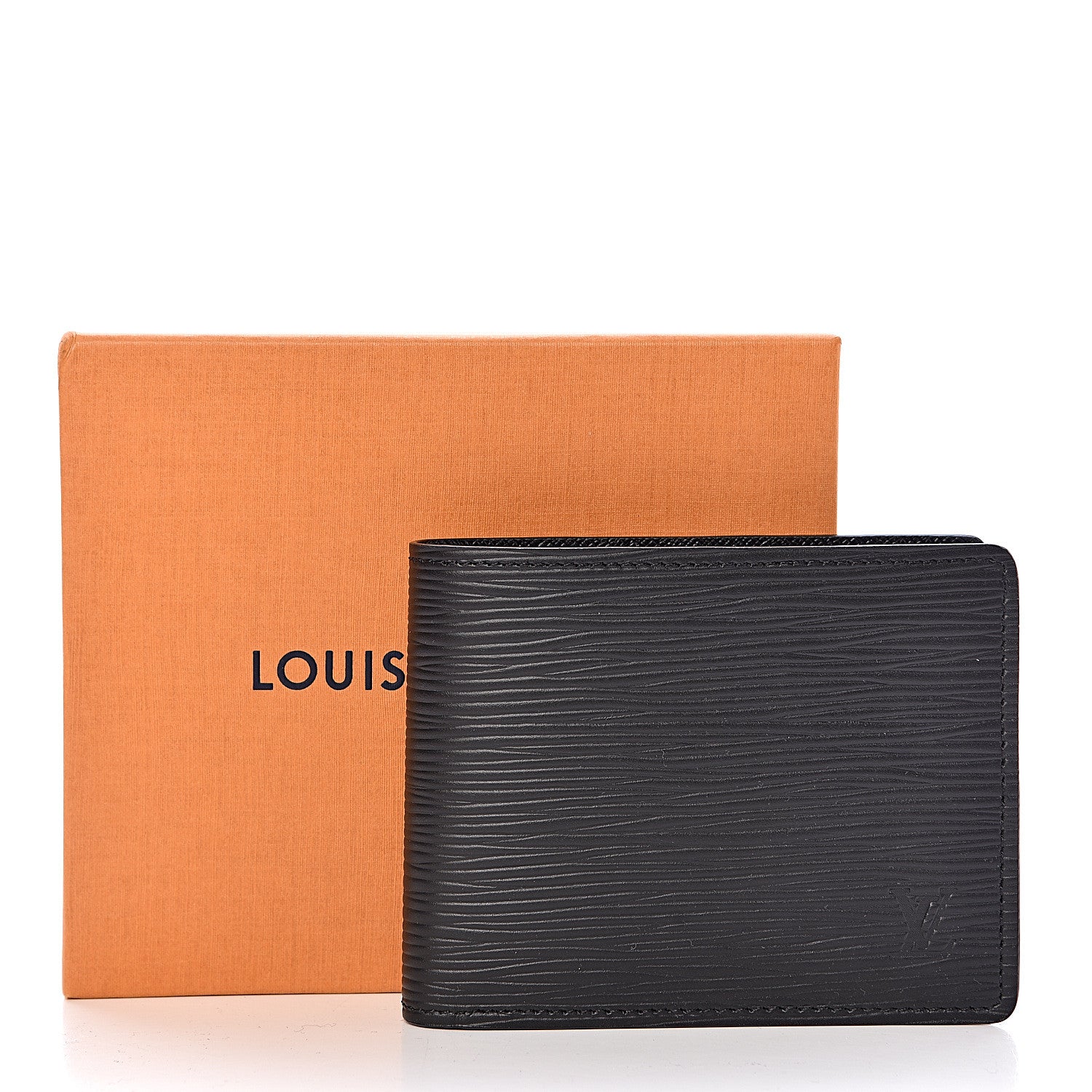Louis Vuitton Epi Slender Wallet Black 9 of 9