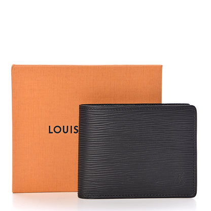 Louis Vuitton Epi Slender Wallet Black 9 of 9