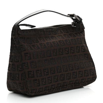 Fendi Zucchino Mini Pochette Tobacco Moro 3 of 10