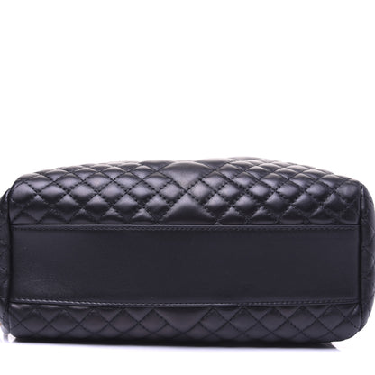 Versace Nappa Quilted Icon Bowler Bag Black 14 of 14