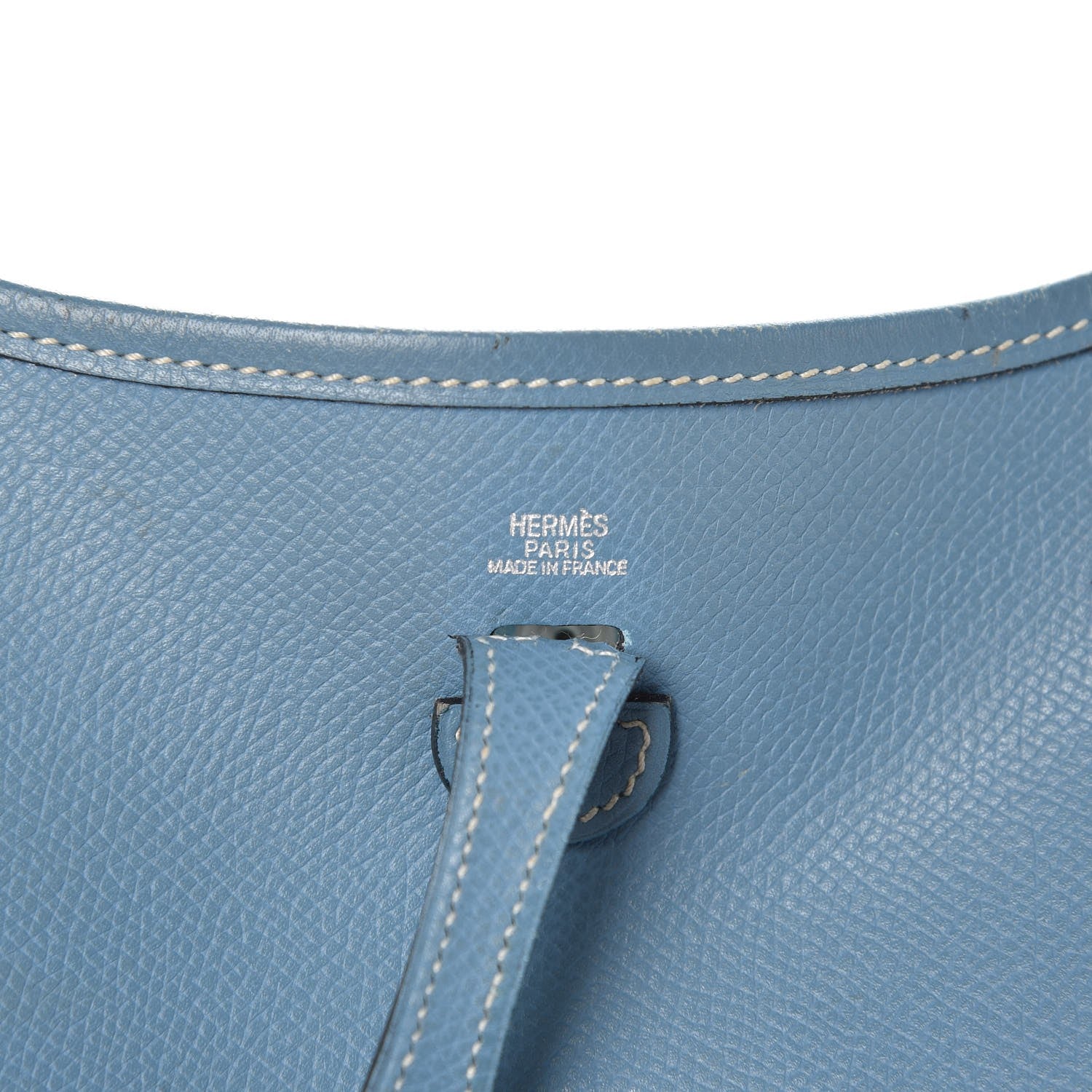 Hermes Epsom Evelyne TPM Blue Jean 6 of 10