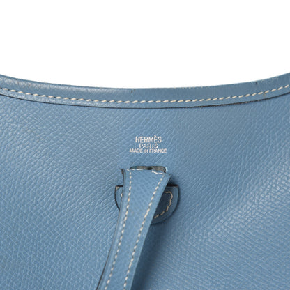 Hermes Epsom Evelyne TPM Blue Jean 6 of 10