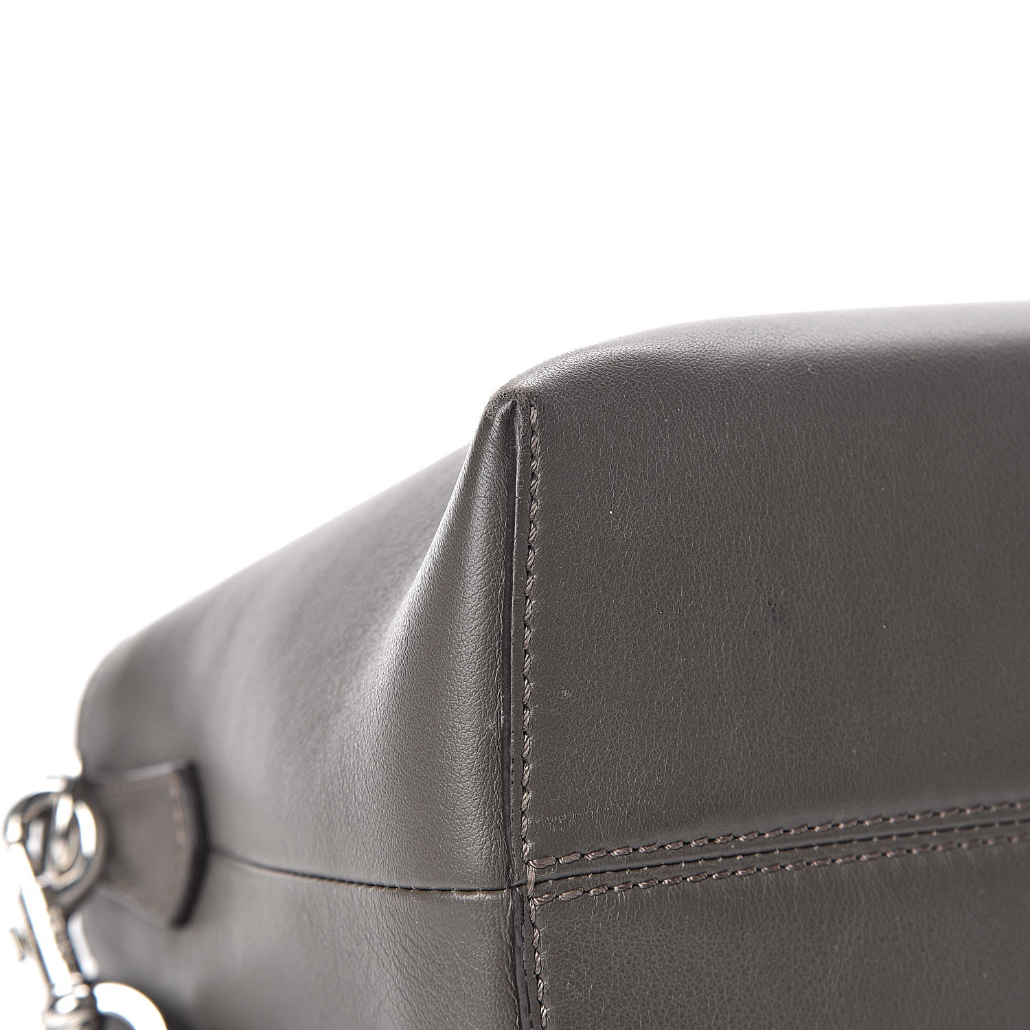 Fendi Vitello Dolce 4 Color Medium By The Way Boston Bag Carbone Grigio Polvere Multicolor 9 of 12