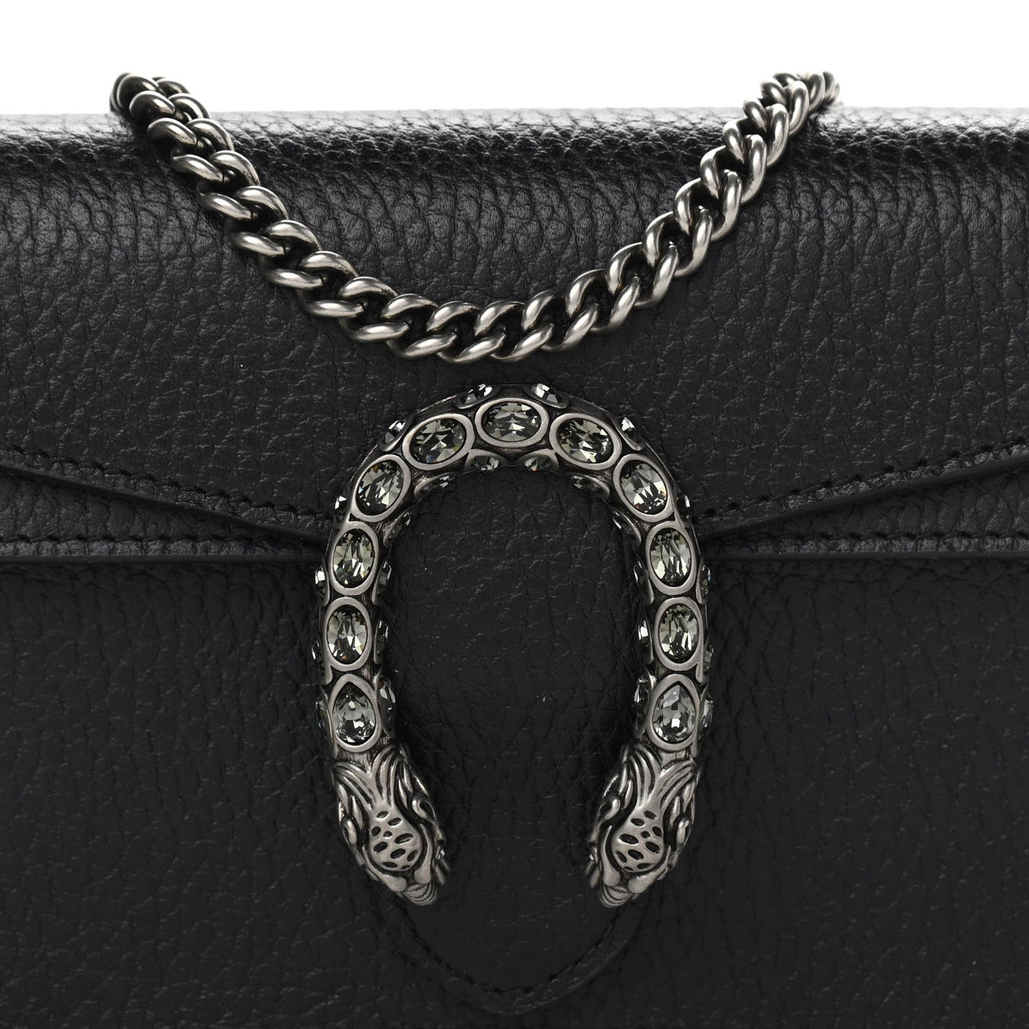 Calfskin Super Mini Dionysus Shoulder Bag Black