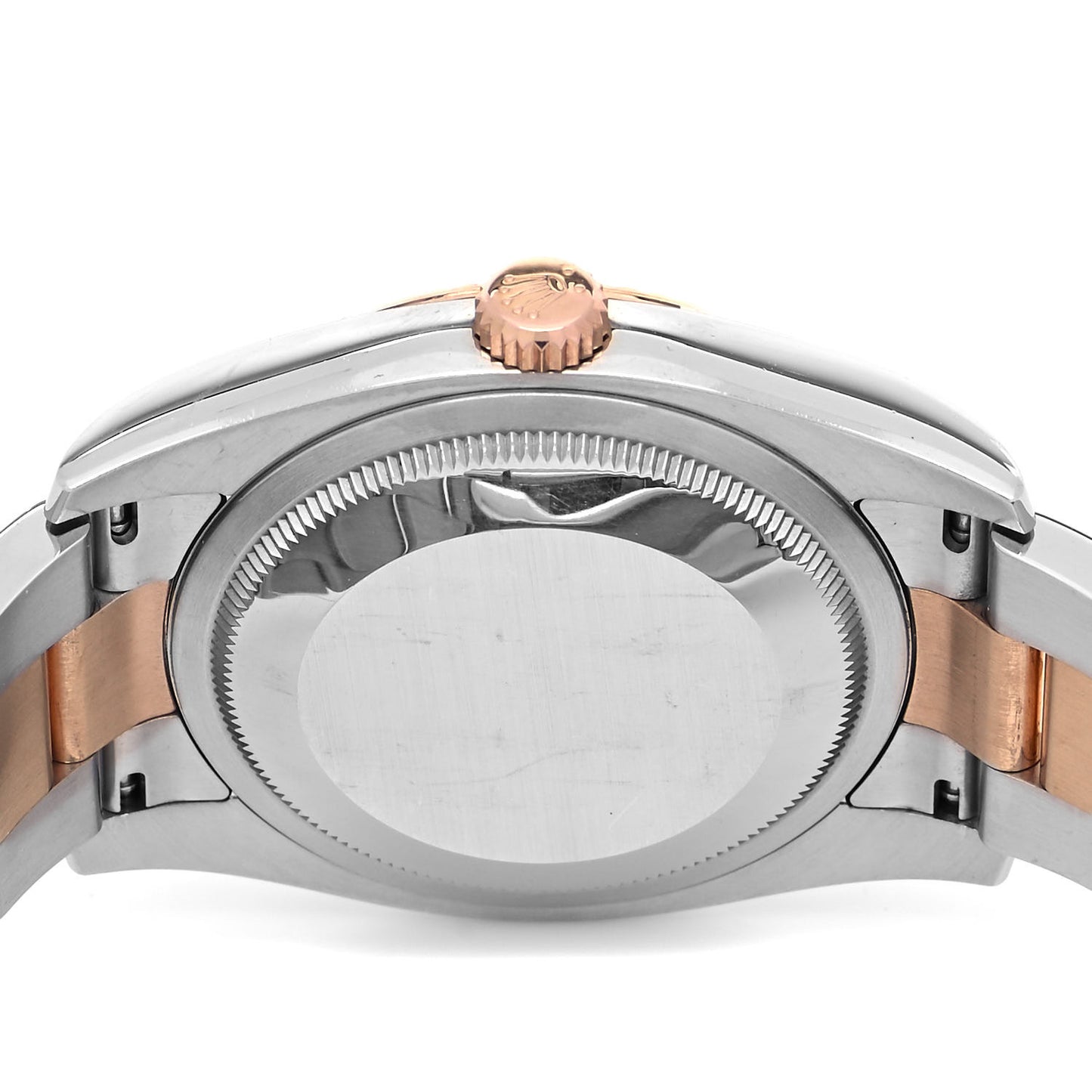 Stainless Steel 18K Everose Gold Diamond 36mm Oyster Perpetual Datejust Watch Pink 116231