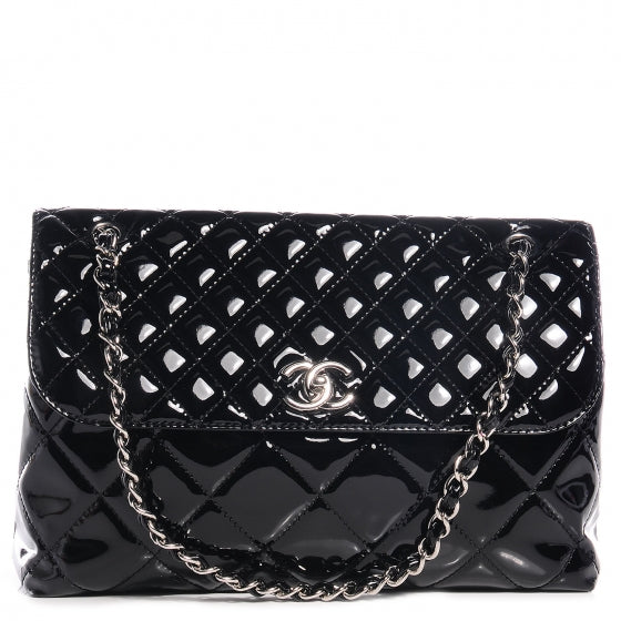Chanel Vinyl In the Business Flap Black 1 of 8
