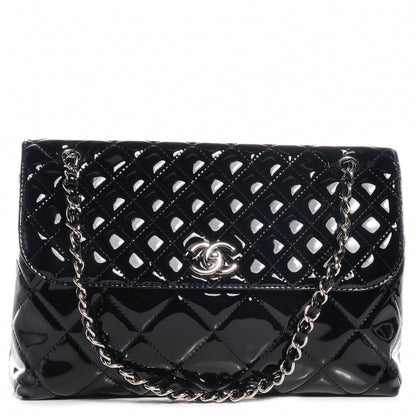 Chanel Vinyl In the Business Flap Black 1 of 8