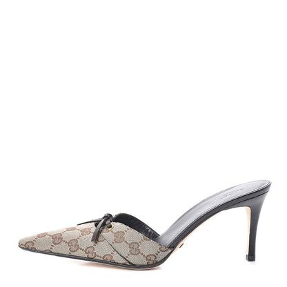 Gucci Monogram GG Mules 11 Brown 1 of 7