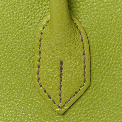 Hermes Togo Birkin 30 Vert Anis 12 of 29