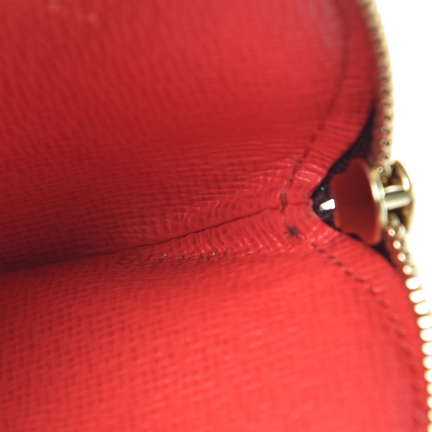 Monogram 2016 Christmas Animation Round Coin Purse Rouge