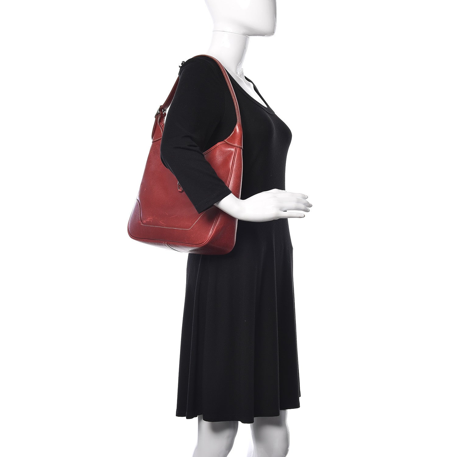 Hermes Courchevel Trim II 31 Rouge H 2 of 21