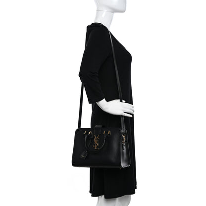 Saint Laurent Calfskin Monogram Baby Cabas Black 2 of 11