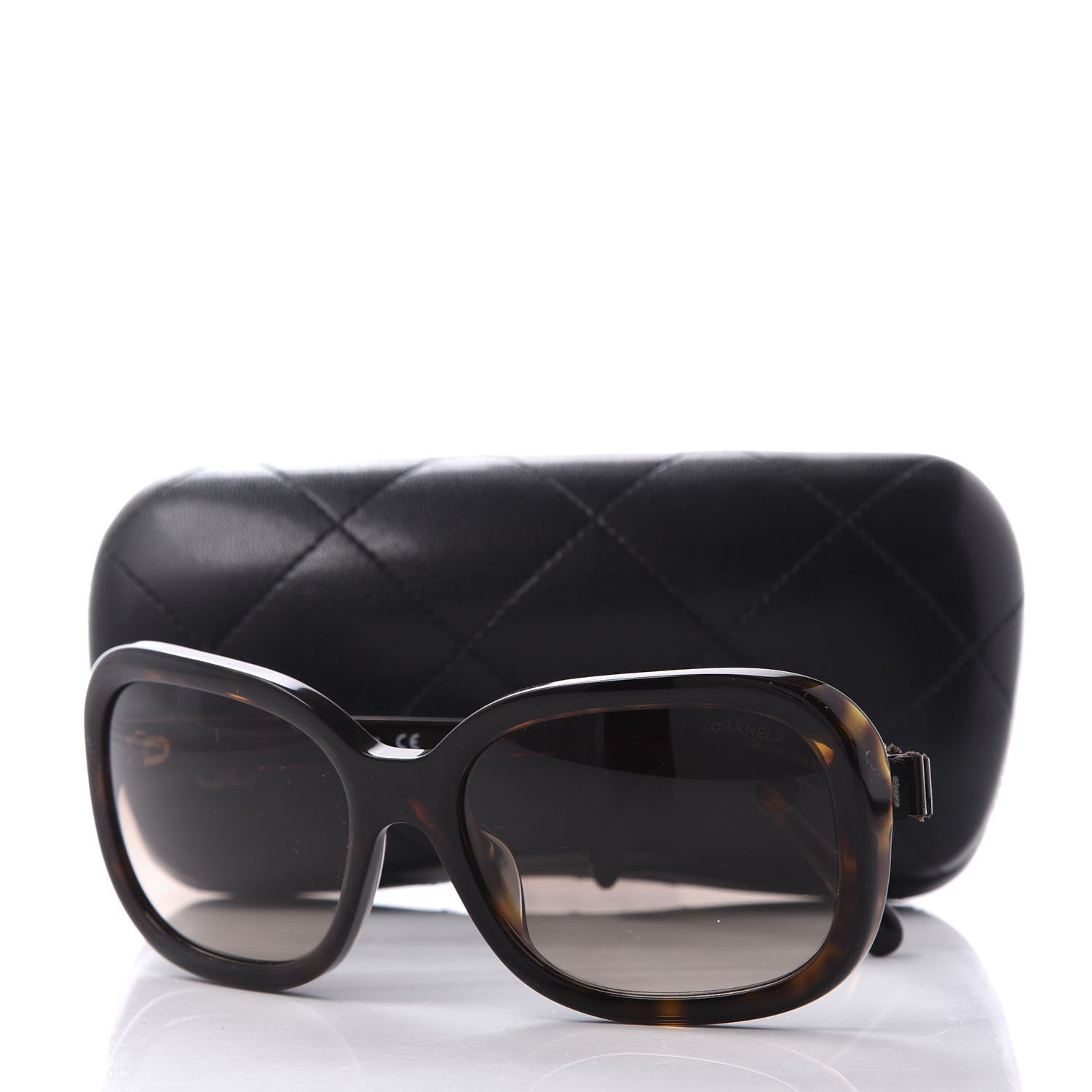Chanel CC Bow Sunglasses 5280 Tortoise 8 of 8