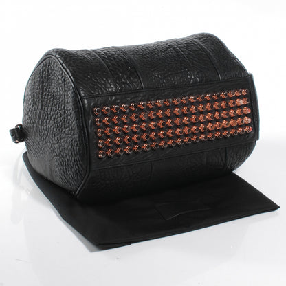 Alexander Wang Leather Rocco w Rose Gold Hardware Black 4 of 6
