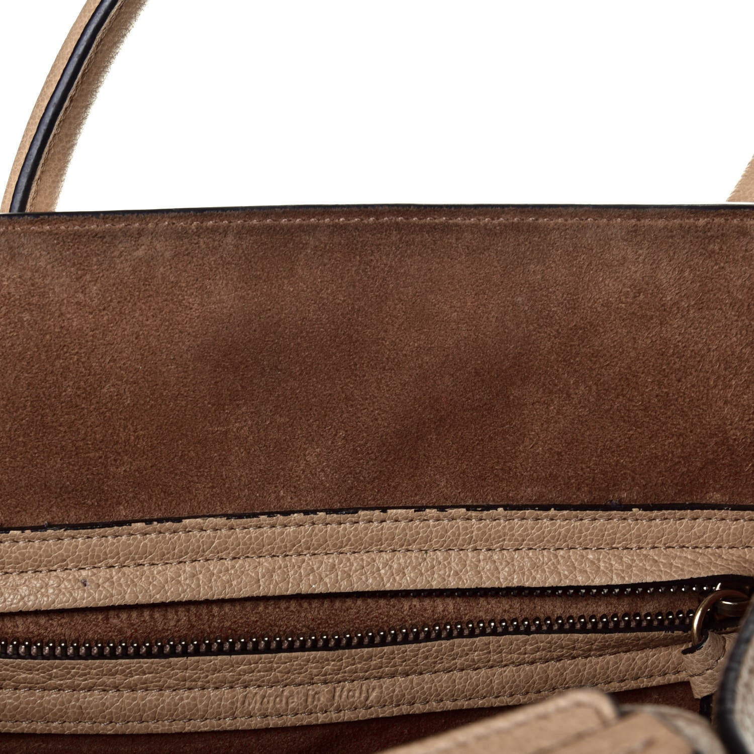 Celine Grained Calfskin Medium Phantom Luggage Dune 10 of 11