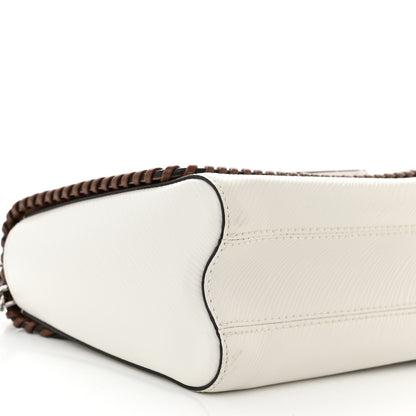 Louis Vuitton Epi Flower Twist Shoulder Bag MM White 9 of 10